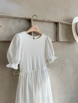 Monbebe Peony Adult Dress_White