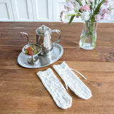 Ribbon Lace Socks_ Cream