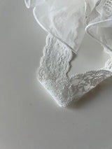 Pearl Lace Headband_ 2 Colours