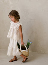 Mio Blouse & Pants Set_  Cream
