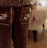 Clement Embroidered Corduroy Pants