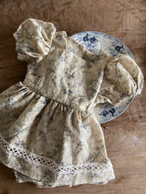 Clara Dress Romper_Beige Floral