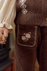 Clement Embroidered Corduroy Pants