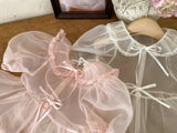 Clara Lace Cardigan_ Pink