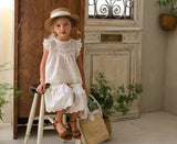 Mio Blouse & Pants Set_  Cream