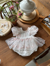 Sarah Dress Romper_ Pink