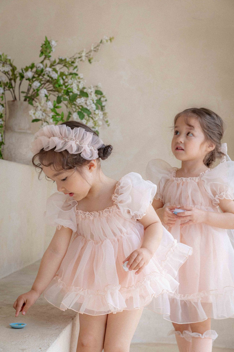 Coco Blush Dress Romper_ Pink