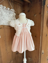 Luna Floral Bolero Blouse_Pink