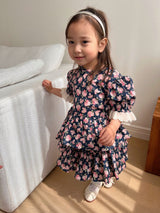Nero Floral Blouse & Skort Set