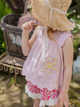 Lola Sleeveless Top _Pink