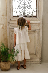 Mio Blouse & Pants Set_  Cream