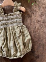 Elan Hand-Smocked Romper
