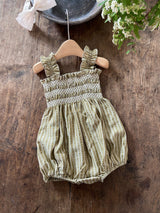 Elan Hand-Smocked Romper