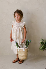Mio Blouse & Pants Set_  Cream