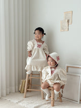 OZ Embroidery Dress _Cream