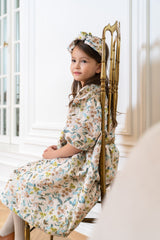 Scarlet Jacquard Dress and Headband Set