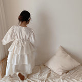 Ariel Ruffle Dress_Ivory