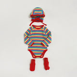 Rainbow Suit and Bonnet Set_ 2 Colours