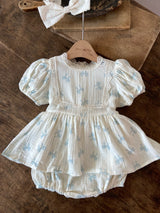 Isaline Ribbon Dress Romper