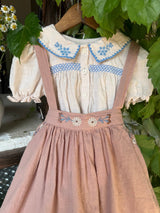Brisa Embroidered Suspender Skirt
