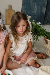 Mio Blouse & Pants Set_  Cream