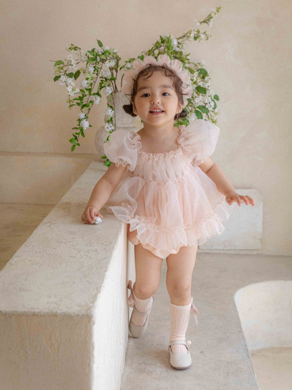 Coco Blush Dress Romper_ Pink