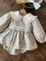 AN Vintage Floral Dress Romper