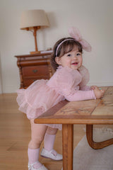 Eloise Oganza Dress Romper_ Pink