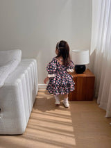 Nero Floral Blouse & Skort Set
