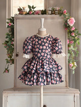 Nero Floral Blouse & Skort Set