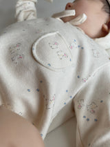 Monbebe Printed Suit and Bonnet Set from Newborn Size _Bunny Prints