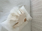 Sasha Ribbed Tulle Dress Romper_Cream