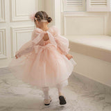 Rose Cloud Organza Dress