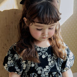 Rosa Embroidered Cotton Dress_Black