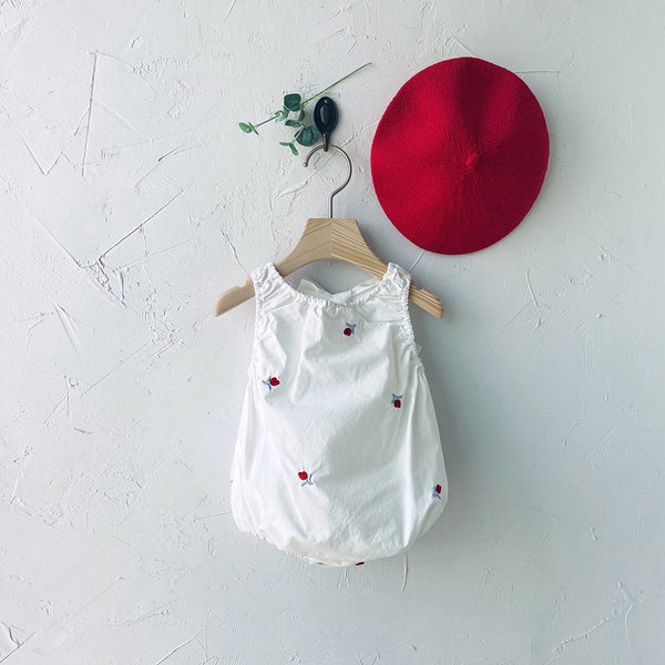 Tulip Embroidery Romper