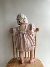 Rosie Romper_ Dusty pink