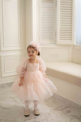 Rose Cloud Organza Dress