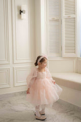 Rose Cloud Organza Dress