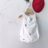 Tulip Embroidery Romper
