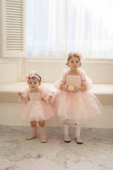 Rose Cloud Organza Dress
