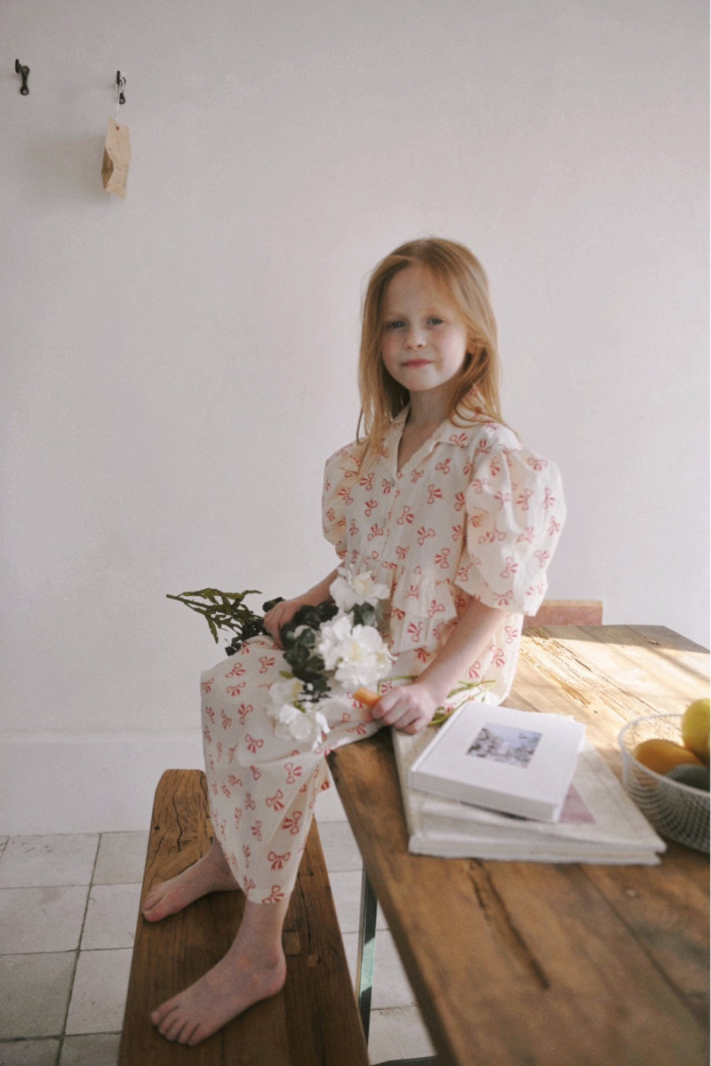 Red Ribbon Dress