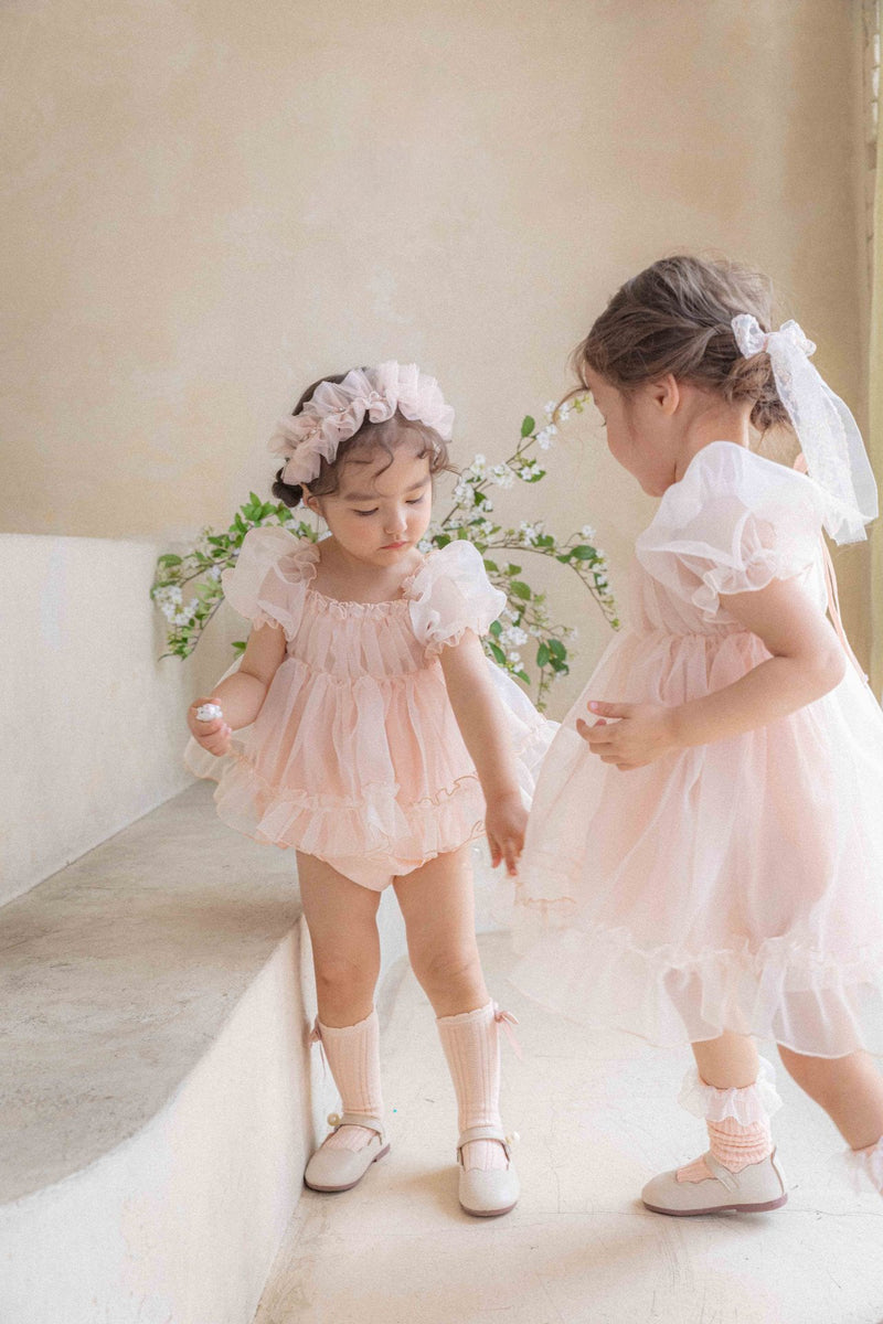 Coco Blush Dress Romper_ Pink