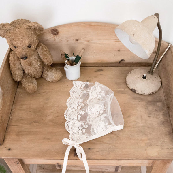 Summer Lace Bonnet_ Lace