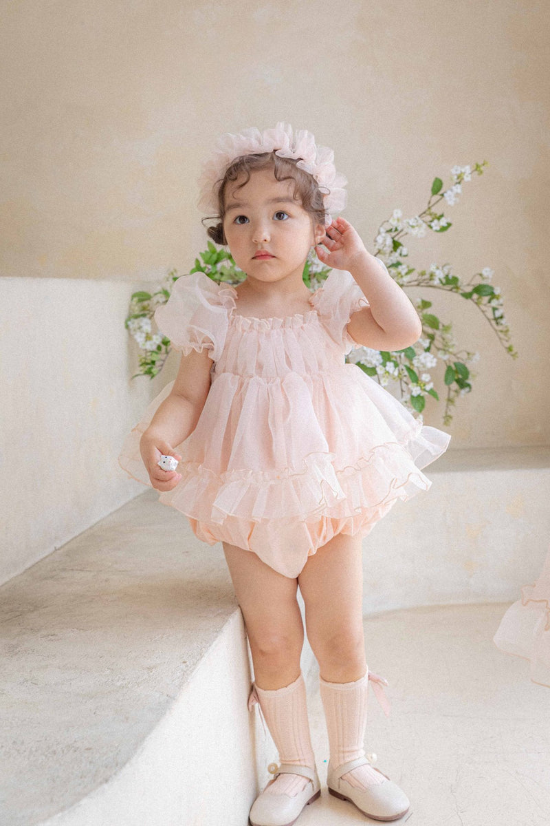 Coco Blush Dress Romper_ Pink