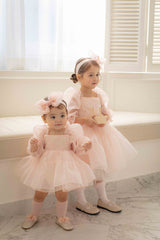 Rose Cloud Organza Dress