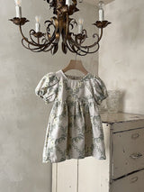 Rosa Embroidered Cotton Dress_Beige