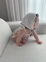 Strawberry Smocked Romper