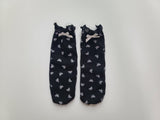 Ribbon Print Lace Socks _2 Colors