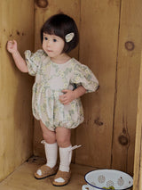 Rosa Embroidered Romper_Beige