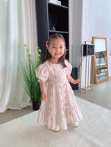 Antoinette Floral Stripe Dress